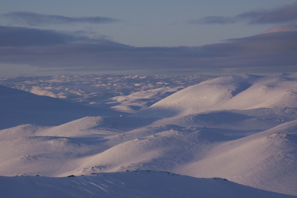 Hardangervidda, Noorwegen, winterreis