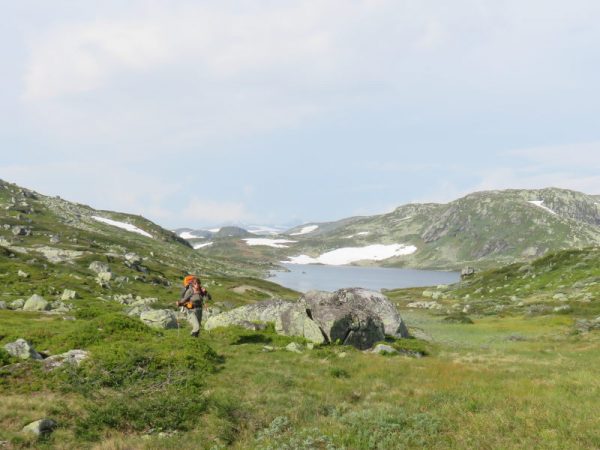 Op de Hardangervidda zonder paden